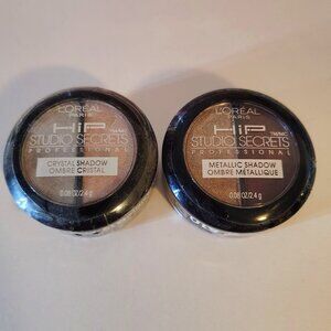 Two L'oreal Paris HIP Studio Secrets Professional Eyeshadow Pod Duos
